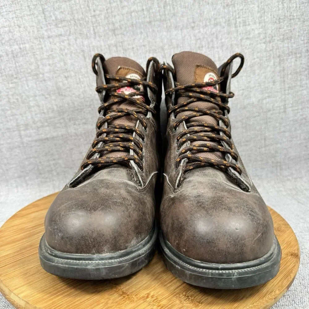 Brahma Raid Boots Men's 11 Lace Up Steel Toe Work Leather